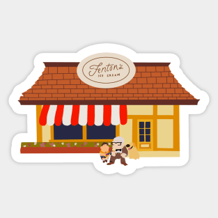 A Trip to the Ice Cream Shop Sticker